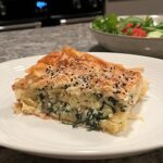 Spanankopita ruffled milk pie